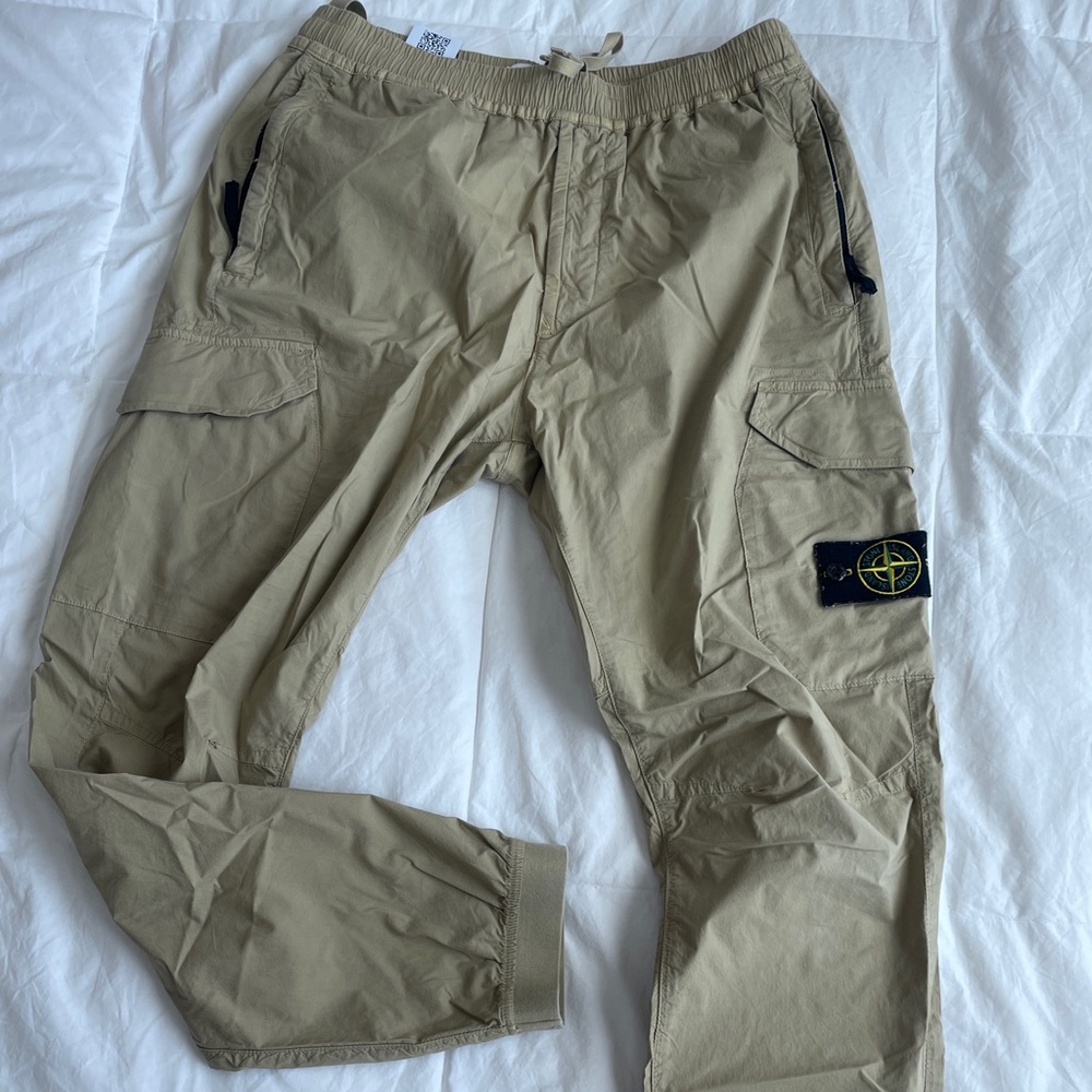 Stone Island Khaki Joggers